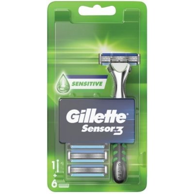 Gillette Sensor + 6 ks hlavic