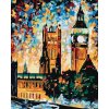 zuty Maľovanie podľa čísel - Big Ben vo farbách, 40x50 cm, vypnuté plátno na rám (8596530028611)