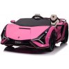 Qileshi Elektrické autíčko Lamborghini Sian ružová