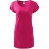 MALFINI Tričko/šaty Love 123, krátký rukáv, dámské MAL-1234016 XL Purpurová