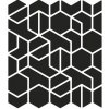Reflective Berlin Reflective Shapes Cubes black uni