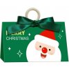 Textilomanie Vianočná darčeková taška MERRY CHRISTMAS 17x10x8,5 cm, zelená