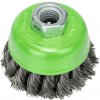 Bosch Miskovitá kefa pre uhlové brúsky ušľachtilá oceľ spletaný drôt 65 mm hrúbka 0,35 mm 2608622104