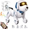 INTERAKTÍVNY DIAĽKOVO OVLÁDANÝ ROBOT PES PROGRAMOVATEĽNÝ TANCUJE CHODÍ + DIAĽKOVÝ OVLÁDAČ