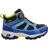 Progress detská obuv s membránou TREK MID WP čierna modrá sivá