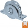 EKOfence Pojazdové koliesko komplet -U, Zn, D100mm 6631