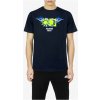 VALENTINO ROSSI VR46 tričko FLAMES WRT 23 black - 2XL