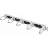 LANBERG AK-1203-S Lanberg cable management brush panel type B, 19, 1U, grey