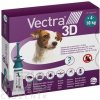 VECTRA 3D spot-on psy S (4–10 kg) roztok na kožu (aplikátor-modrozelený) 3x1,6 ml