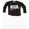 Minoti tričko dievčenské s dlhým rukávom Street 5 černá