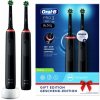 Elektrické zubné kefky Oral-B Pro 3 3900N Duo Black