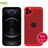 MOFI nárazuvzdorný priedušný kryt pre iPhone 12 Pro - červený - možnosť vrátiť tovar ZADARMO do 30tich dní