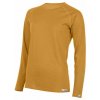 Lasting ATILA 2424 horčicové dámske merino tričko Veľkosť: S