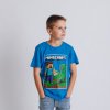 Minecraft tričko Steve Blue