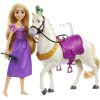 Mattel Disney princezna Locika & kůň Maximus, HLW23