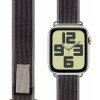 OBAL:ME Textilní Řemínek pro Apple Watch 42-49mm M-L Grey/Green