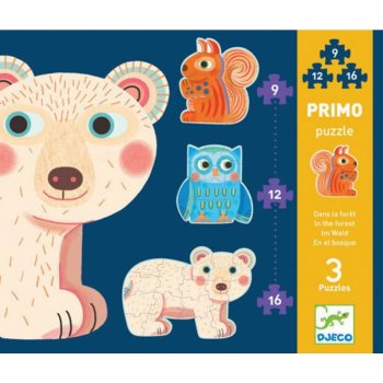 Djeco Primo puzzle pre najmenších V lese