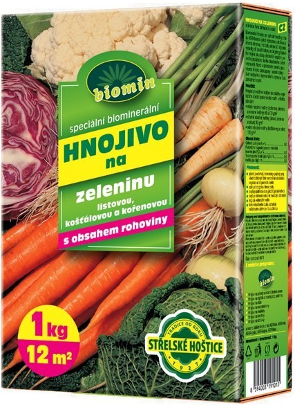 Forestina Biomin granulované hnojivo na Zeleninu 1 kg