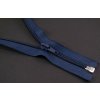 Deliteľné plastové špirálové bundovej zipsy rôzne farby - dĺžka 30 cm - 90 cm 75 cm modrá bez ozdoby