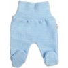 Pletené dojčenské polodupačky Hand Made, Baby Nellys, svetlo modré 62 (2-3m)