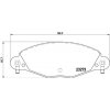 Sada brzdových platničiek, vždy 4 kusy v sade BREMBO P 61 072 (P61072)