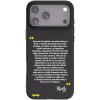 Picasee silikónový čierny obal pre Apple iPhone 17 Pro Max - Kazma - BUĎTE TROCHU YESMANI