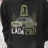 Mikina s potlačou LADA 2101 Dámsky Čierna XL