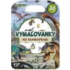 Vymaľovánky so samolepkami- Dinosaury