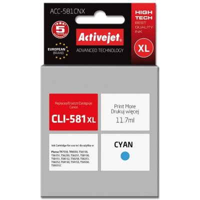 Activejet Canon CLI-581C - kompatibilný