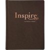Inspire Catholic Bible NLT (Leatherlike, Dark Brown): The Bible for Coloring & Creative Journaling
