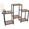 Verk 27401 Stojan na kvety 6 políc 74 x 96 cm hnedý