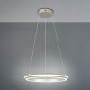 Trio Lighting LED závesné svietidlo Amador, Ø 45 cm, niklová farba, kov, CCT - 331010107