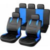 Poťahy sedadiel sada 9ks SPORT modré AIRBAG Compass