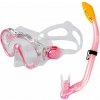 ACRA Detský šnorchlovací set 2v1, ružový