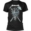 Metallica Tričko History White Logo Unisex Black S