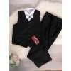 chlapčenský elegantný oblek IWO veľ. 164 - čierny