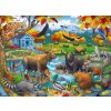 RAVENSBURGER Puzzle Stretnutie divočiny XXL 150 dielikov