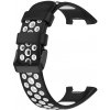 MojRemienok.sk Športový perforovaný silikónový náhradný náramok pre Mi Smart Band 7 Pro Farba: čierno - biela