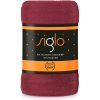 FARO Deka mikroplyš super soft bordo Polyester, 150/200 cm