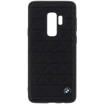 Púzdro BMW Hexagon Leather Hard Case Samsung G965 Galaxy S9 Plus čierne