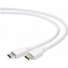 OEM GEMBIRD CABLEXPERT HDMI-HDMI kábel 3 m, 1.4, M/M tienené, pozlátené kontakty, biele CC-HDMI4-W-10 Gembird