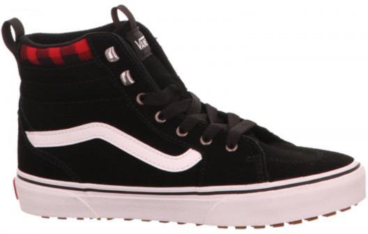 Vans Vans-YT Filmore HIguard Suede black/red plaid čierna