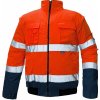 Cerva CLOVELLY PILOT reflexná bunda oranžová navy