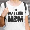 Tričko s potlačou THE WALKING MOM Pánsky Biela 3XL