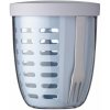 MEPAL Ellipse Fruit & Veggie Pot Nordic Blue 0,6 l modrý - plastová nádoba na ovocie a zeleninu s vidličkou