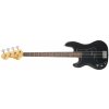 VINTAGE V40 COASTER SERIES LEFT HANDED BASS GUITAR - GLOSS BLACK