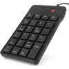 C-TECH KBN-01 slim black klávesnica