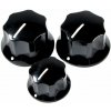 Fender Pure Vintage '60s Jazz Bass Knobs Black