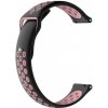 Bstrap Silicone Sport remienok na Samsung Galaxy Watch Active 2 40/44mm, black/pink (SXI001C0202)