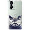 Odolné silikónové puzdro iSaprio - Crazy Cat 01 - OnePlus Nord 2T 5G